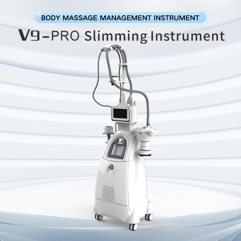 Vertical V9 Pro Vacuum Rolling 40K Ultrasonic Cavitation Vela Body Shaping Weight Loss Non-invasive Treatment Negative Pressure Skin Tightening Machin
