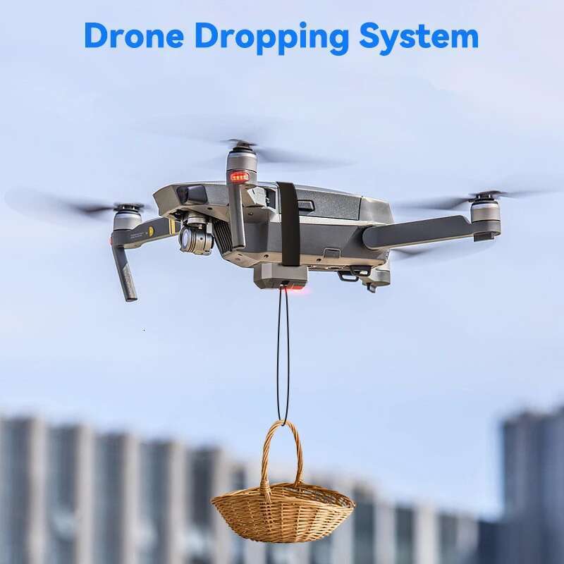 Drone Airdrop System DJI Pro / Mini 3 / Mini 2 SE / MAVIC 2/2S / Phantom 3 4/4 Pro pour la scène de pêche à la scène de mariage Rescue