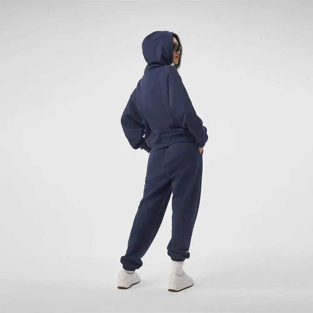 Cotton Loose Drawstring Versatile Pure Sports Pullover Hoodie Top Yoga Hooded Accolade Sweatpant