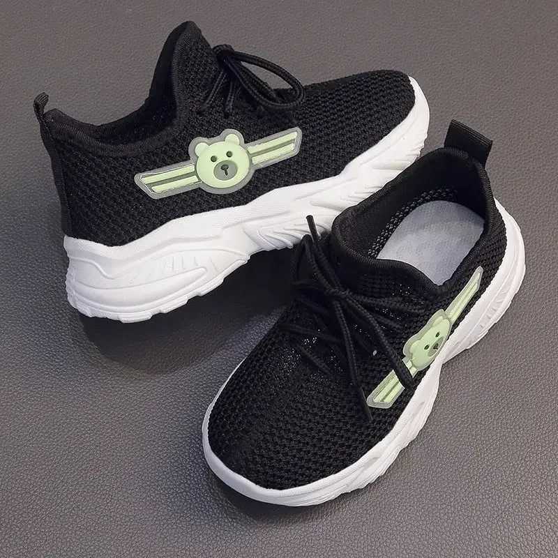 Athletic Outdoor New Girl Sneaker Comfort Versatile Fashion Boy Shoes Anti Slip Soft Sole Simple Child Sneakers Light Daily Casual Shoe ZapatillaY2501