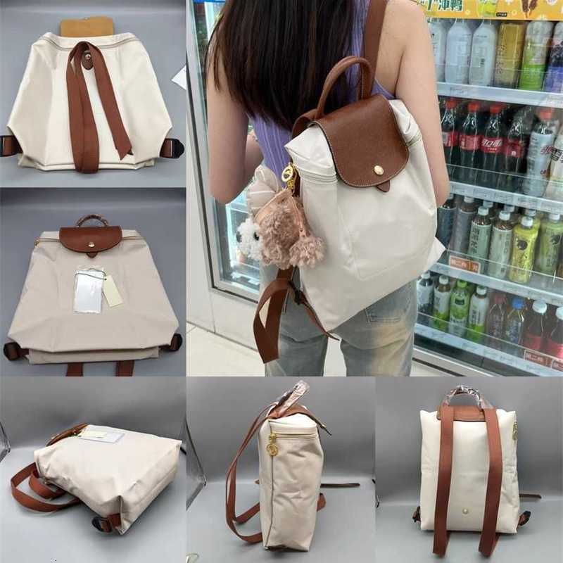 Backpack Designer Luxury Fashion Women's Nylon Bags Portable Female Handbag Foldable Travel Student School Bag Women