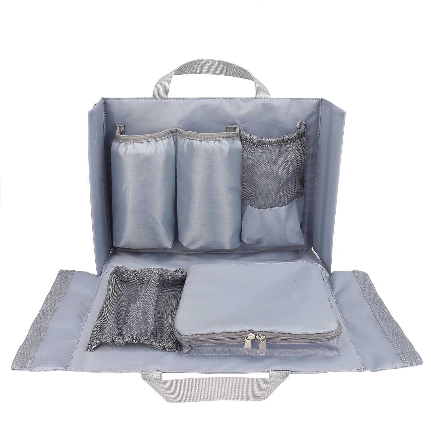 Diaper bag Insert Storage Bag Travel Organizer Bottle Holder Tote Bag Insert Insulated Pocket For BottleXJ250117