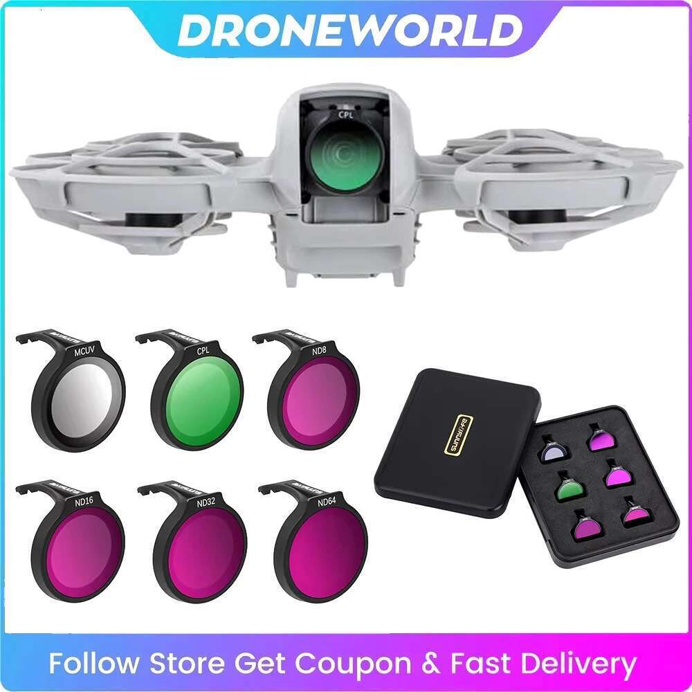 Filtres Set Lens Kit ND MCUV HD Optical Glass Camera Filtre pour les accessoires DJI NEO