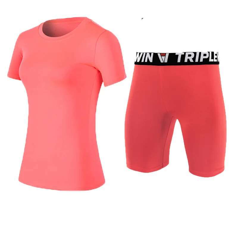 Ddmyoutdoor China Domestic Men Women Tracksuits GYM Fiess Short Base Tee Shorts Tight Sport Running Set Hiking Soccer Basketball Football Jersey Suit