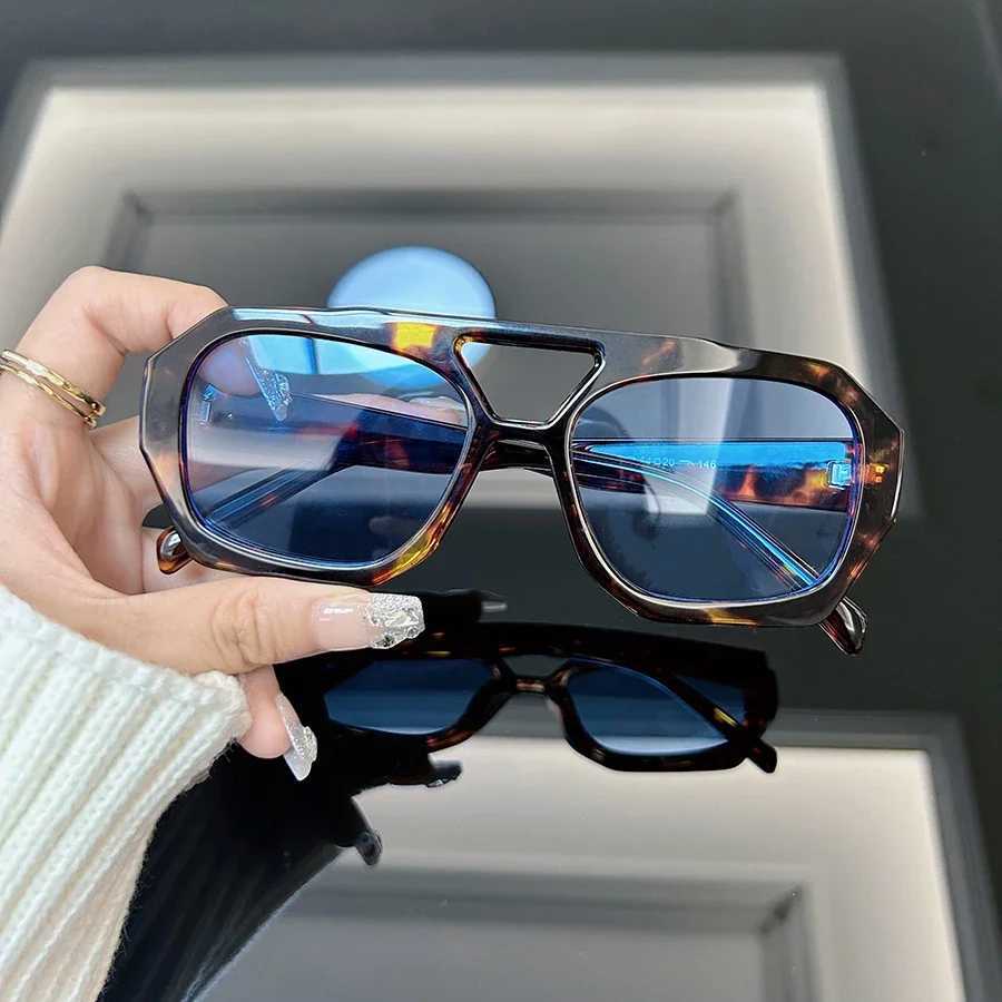 Luxury Leopard Square Sunglasses Women Brand Designer Fashion Sun Glasses Female Vintage Outdoor Mirror Shades Sunglasses W250116