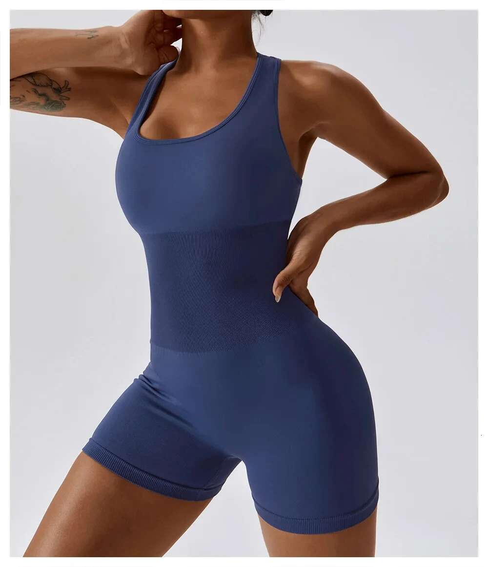 Ddmytiger China Domestic Fiess One Piece Quick Drying Backless Jumpsuit Hip Lifting Sexy Seamless Running Sports Yoga Suit Clothing Ddmytiger