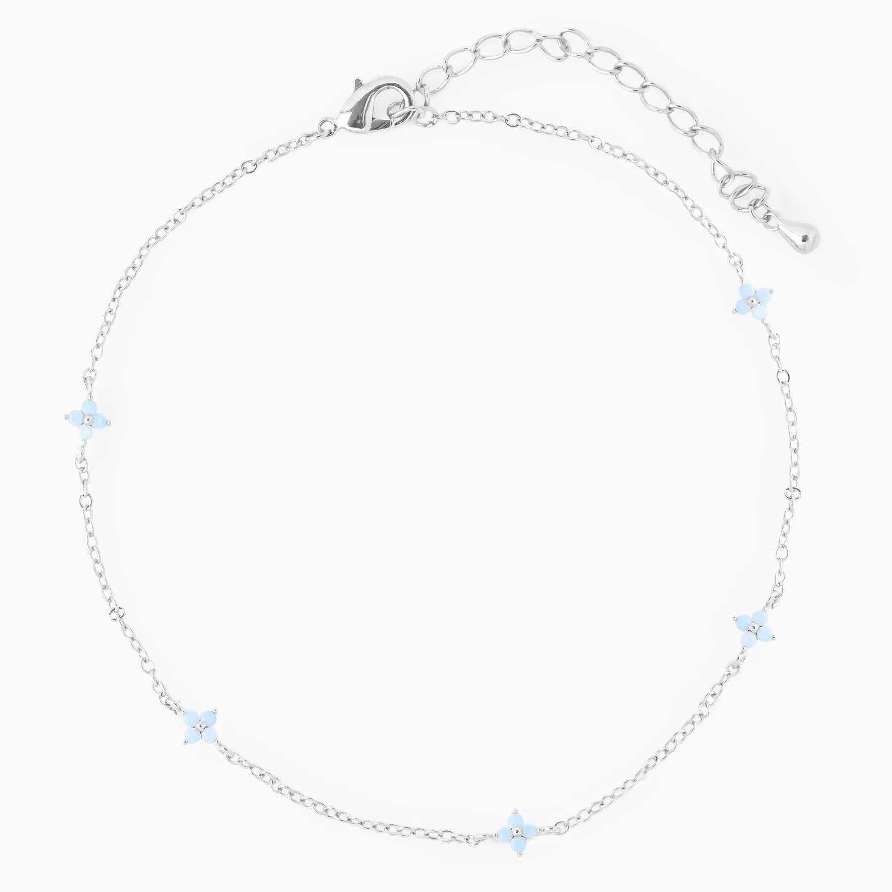 Waterproof Gold Silver Mini Zircon Flower Pendant Bracelet Chain for Womens Fine Jewelry Gifts Luxury Female Bracelets Bangles W250116
