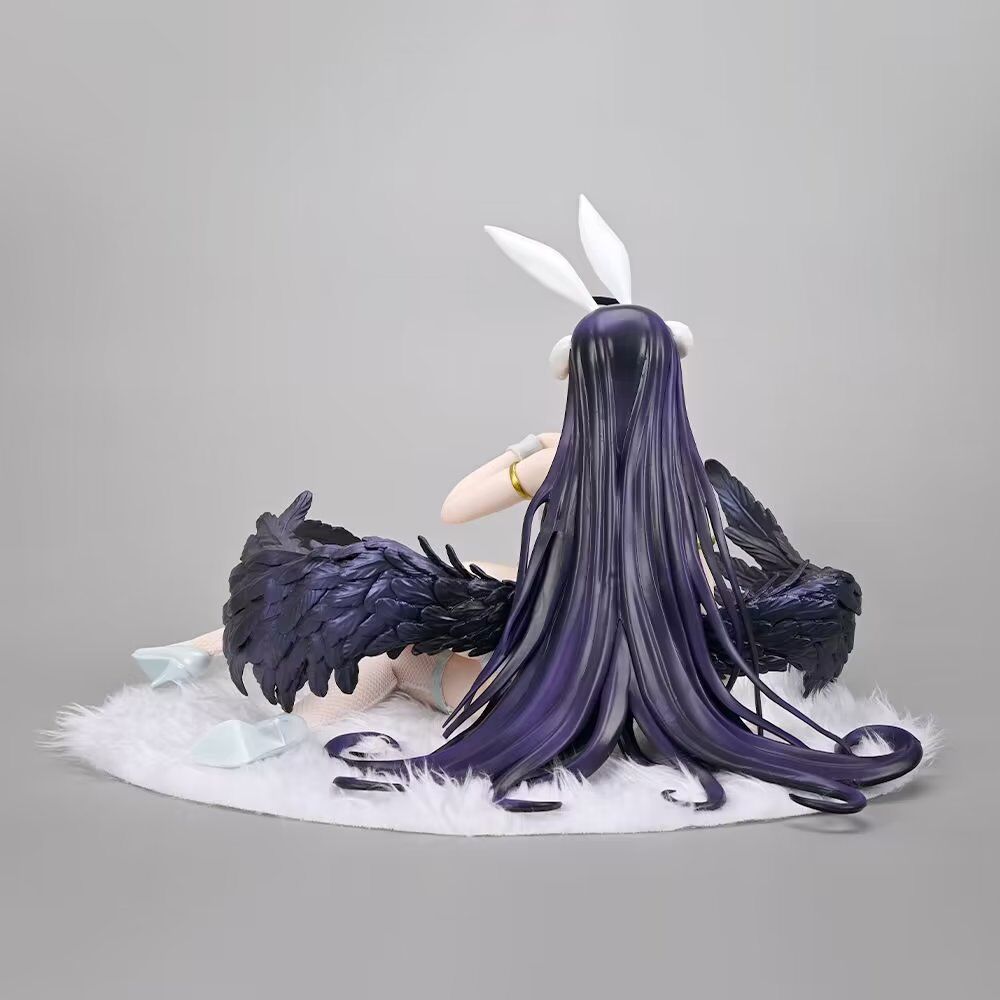 57cm or 30CM Overlord Albedo IV Anime Figure FREEing B-style Bunny girl figures Hard PVC Statue Adult Collectible Model Doll Toys Gifts 1/4 scale