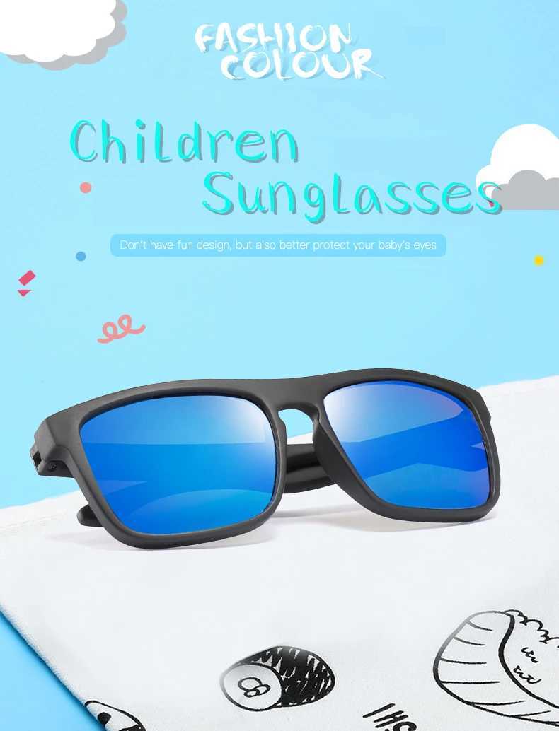 New Arrival Sunglasses Kids Girls Boys Polarized Children Sun Glasses PC UV Protection Eyeglasses Eyewear High Quality D323 T250116