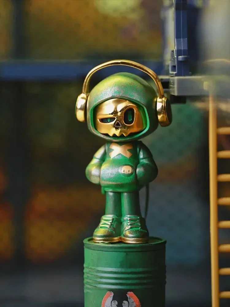 Mr.bone Mini 2 Generation Times Travel Series Action Figure Mystery Box Trend Animation Peripheral Desktop Collection Toy Gifts W250116
