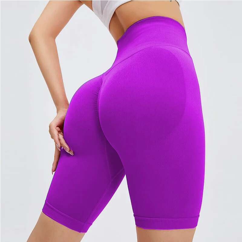 Ddmytiger China Domestic Sports Women Seamless High Waist Hip Push Up Yoga Scrunch Fiess Gym Workout Shorts Butt Lifting Leggings Short Ddmytiger