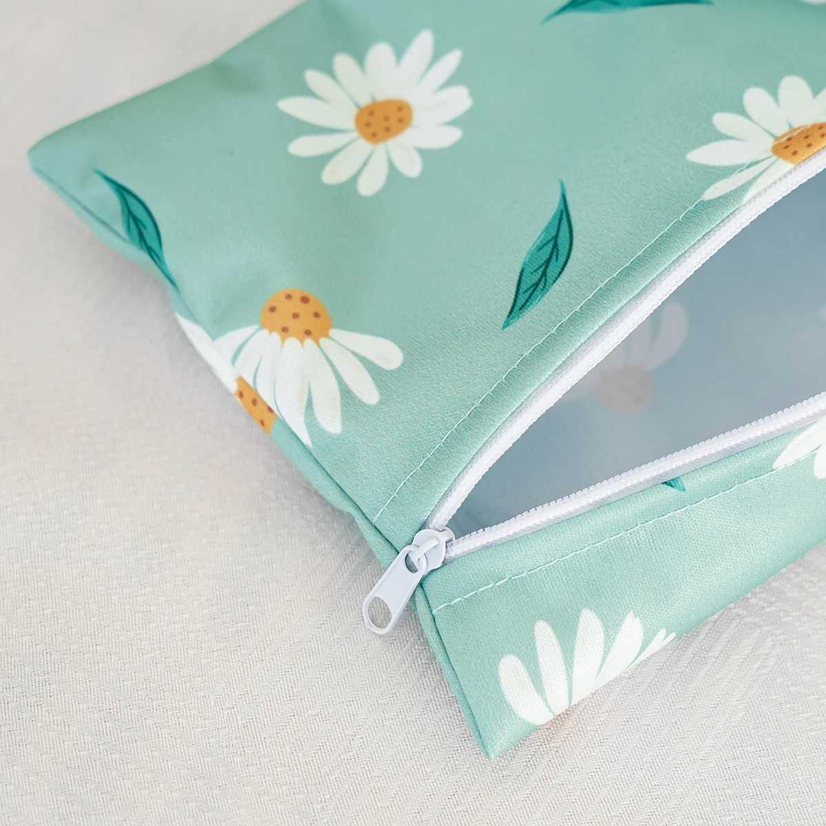 3pcs Different Size Waterproof Wet Bag Wet Dry Bags For Baby Cloth Diapers Breast Pump Part Organizer For Swimsuit Wet ClothesXJ250117