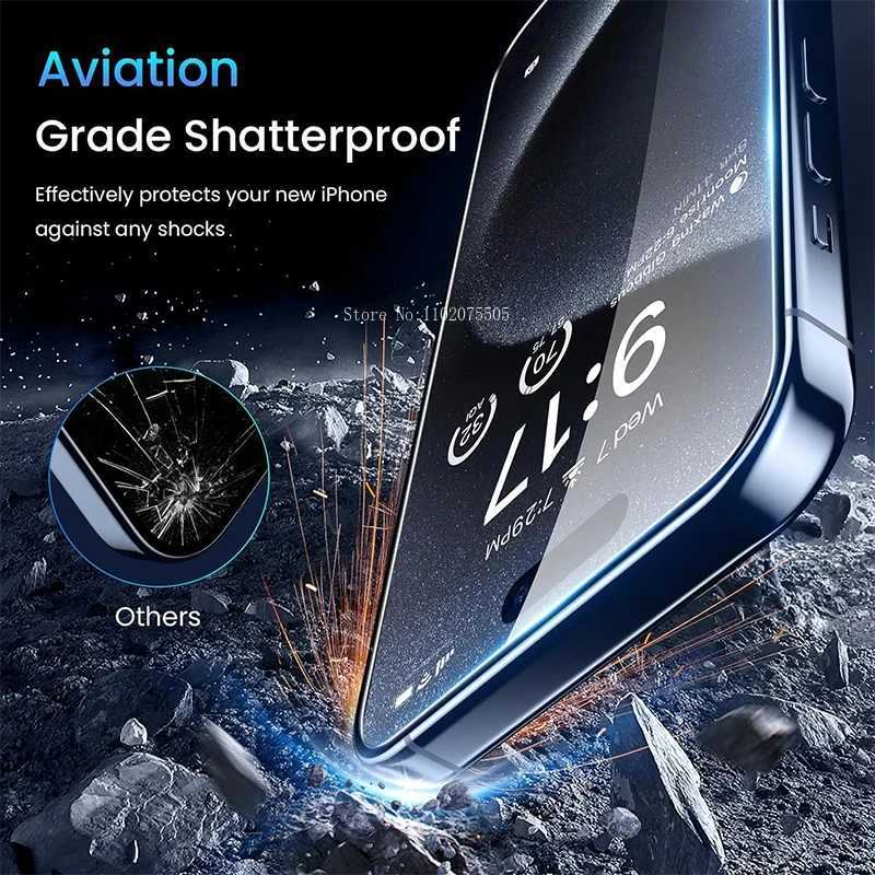 5Pcs Privacy Screen Protector For iPhone 16 11 12 13 14 15 Pro Max Anti-Spy Glass For iPhone 13 12 Mini X XR Tempered Glass Film O250116