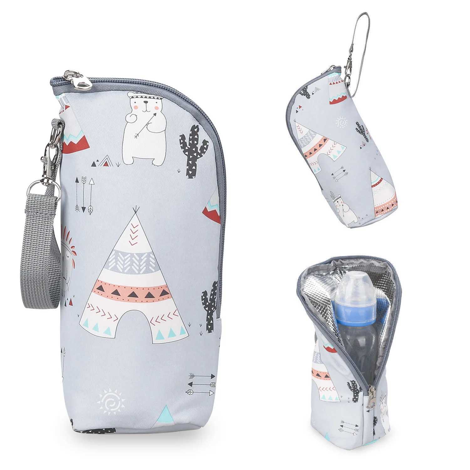 Insulated Baby Bottle Bags Breastmilk Cooler Waterproof Baby Bottle Bag Portable Thermal Bottle Bag Travel Baby Bottle HolderXJ250117