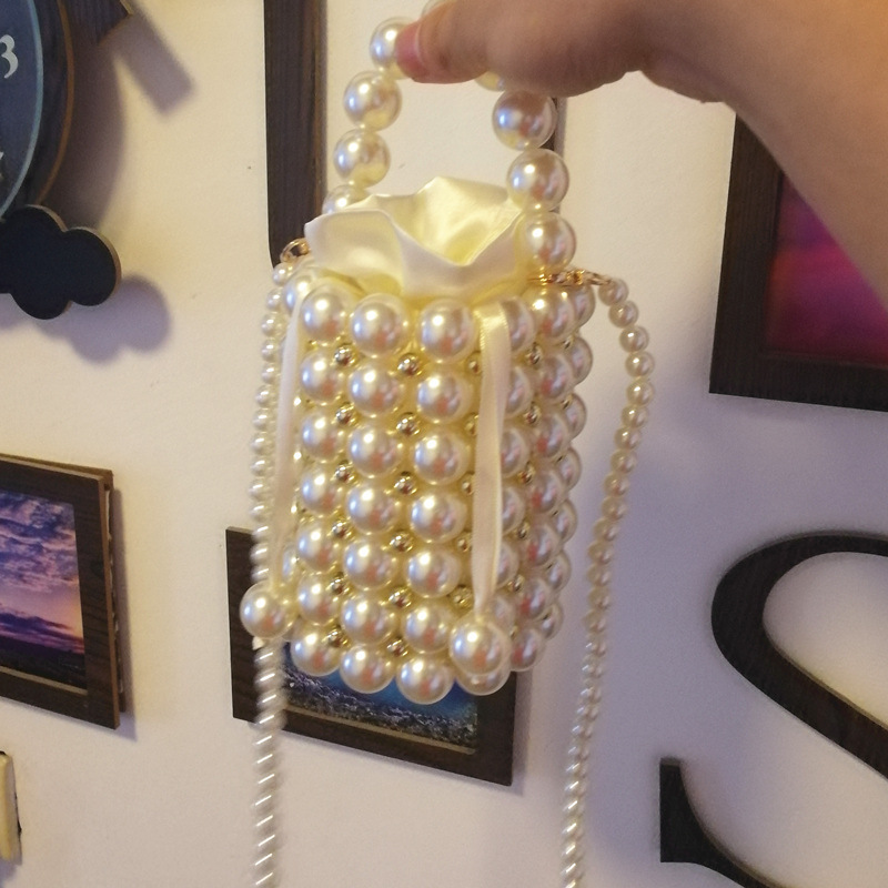 Chic Small Bejeweled Evening Tote - Fresh Summer Design
