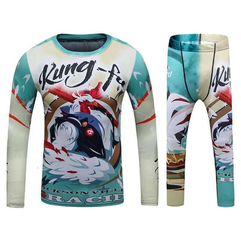 Ddmytiger China Domestic Kid S Gym MMA Bo Jerseys Baby Boys Underwear Sport Set Suit Rashguard Kickbo Tight Trousers Children BJJ Sportsuit Ddmytiger