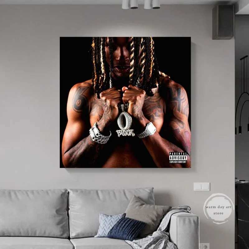King Poster Von Welcome To OBlock Art Hip Hop Music Album Cover Poster Prints Canvas Painting Picture Room Wall Art Home DecorXJ250116