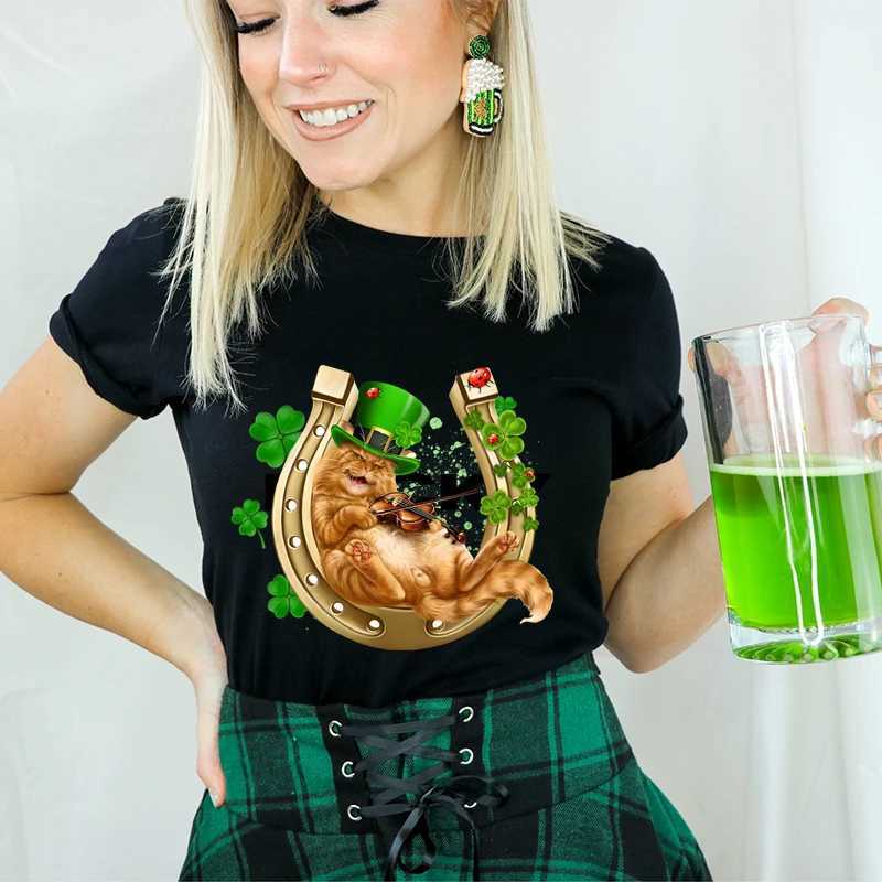 ST. PATRICKS DAY Graphic T Shirts Oversized T-shirt Mens Designer Clothes Men Clothing T-shirts for Men Unisex Tshirt TopsXJ250117