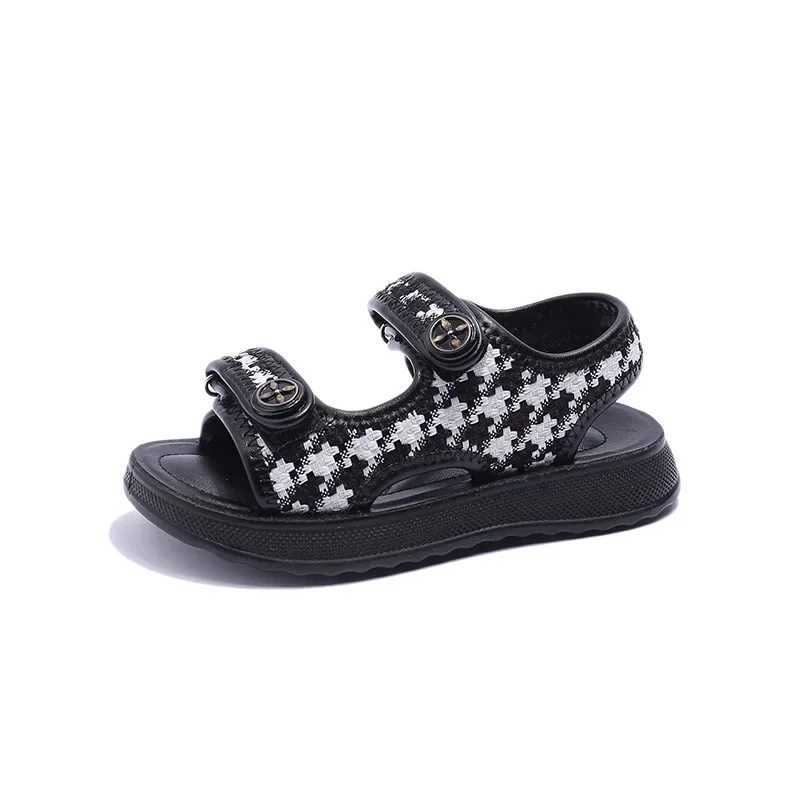 Sandals 2023 Summer New Lightweight Korean Style Large Childrens Sandals Polyamide Sole Online Womens Childrens Beach ShoesY2501167M78
