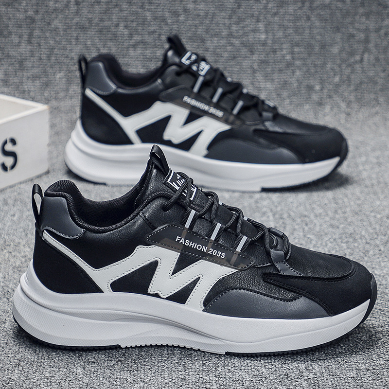 2025 Men Sports Shoes Fashion Thick Sole Versatile Trendy Trainers Shoes Running Hiking Triple Multi Colors Free shipping