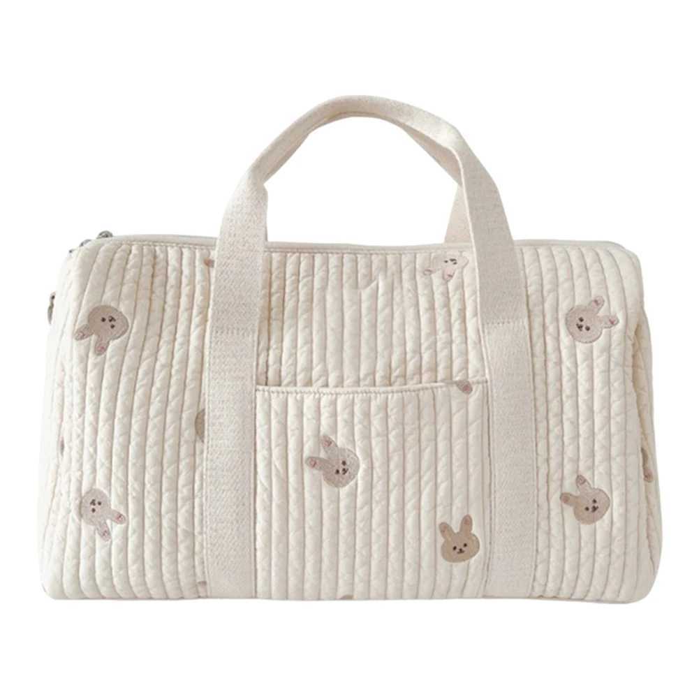 Baby Diaper Bag Embroidered Shoulder Bag Cute Messenger Bag Mom Bag Storage Bag Luggage Tote Bag for TravelXJ250117