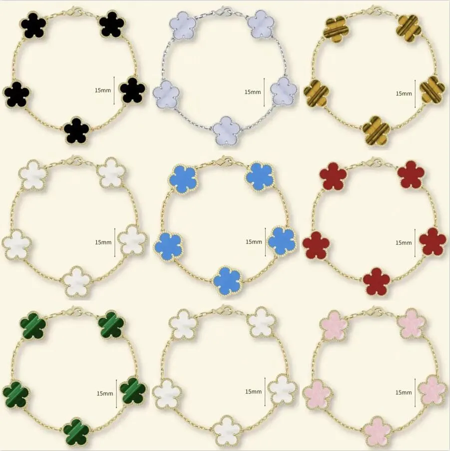 women Clover bracelets designer jewlery designer for women Stainless Steel custom made leaf luxe bracelet designer bracelet jewelry Fashion Bracelet TB339 g453