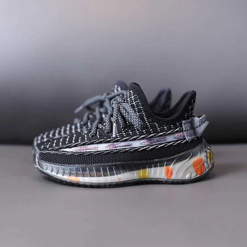 Athletic Outdoor Children Shoes Casual Fashion Breathable Boys Girls Sports Running Shoes Soft Bottom Non-Slip Kids SneakersY250116F3P4