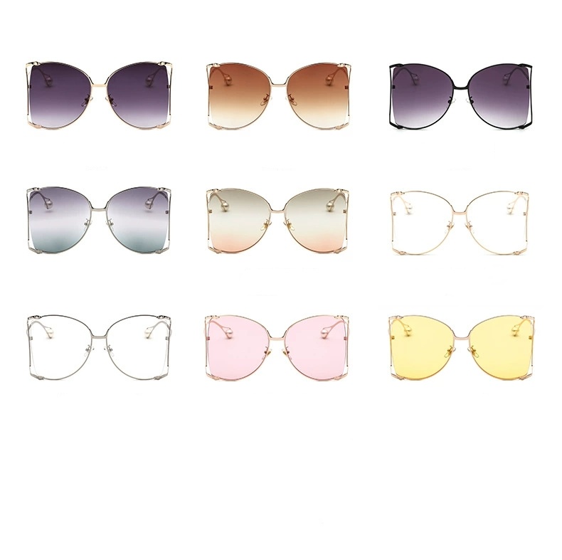 Designer Sunglasses For Women Men New Round Moodel Sun Glasses Fashion Classic Sunglass Luxury Polarized Pilot PC Frame Oversized UV400 Eyewear