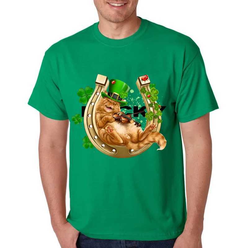 ST. PATRICKS DAY Graphic T Shirts Oversized T-shirt Mens Designer Clothes Men Clothing T-shirts for Men Unisex Tshirt TopsXJ250117
