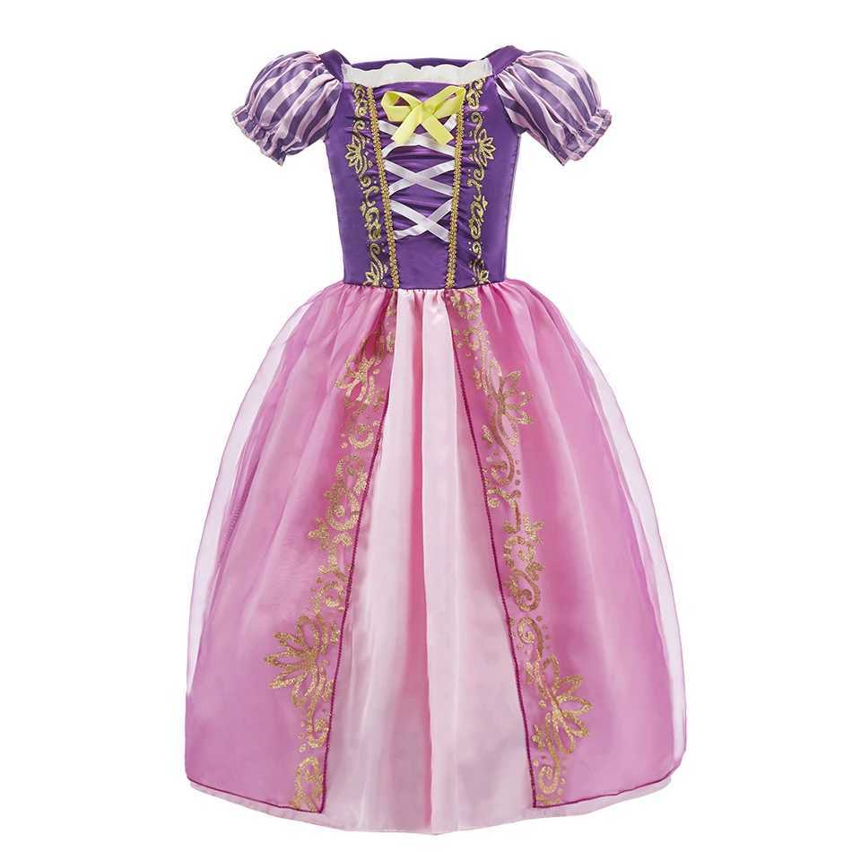 Kids Princess Vestidos Little Girls Birthday Clothing Children Arlo Bell Rapunzel Par Halloween Dress Up Kids Cosplay DressesXJ250117