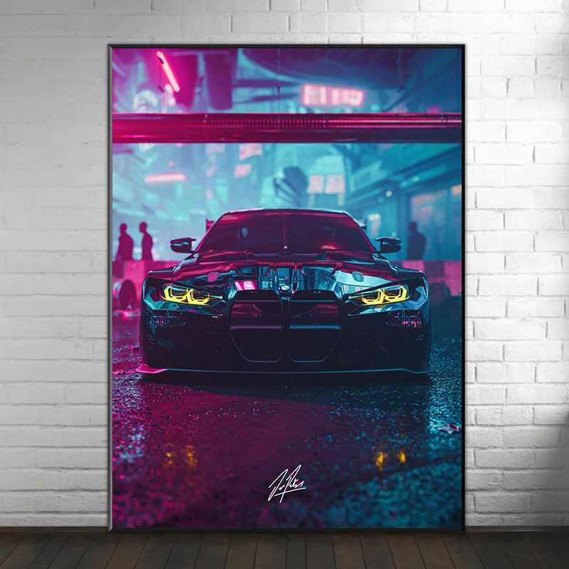 Car Wall Art Picture GTR Vehicle Modern Canvas Painting Posters and Prints for Living Room Bedroom Home DecorXJ250116