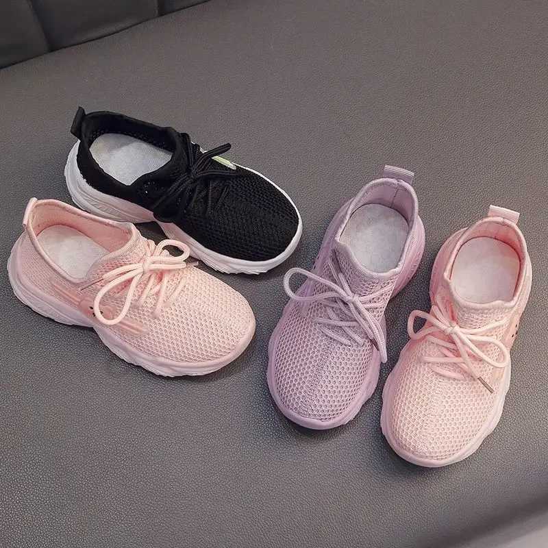 Athletic Outdoor New Girl Sneaker Comfort Versatile Fashion Boy Shoes Anti Slip Soft Sole Simple Child Sneakers Light Daily Casual Shoe ZapatillaY2501