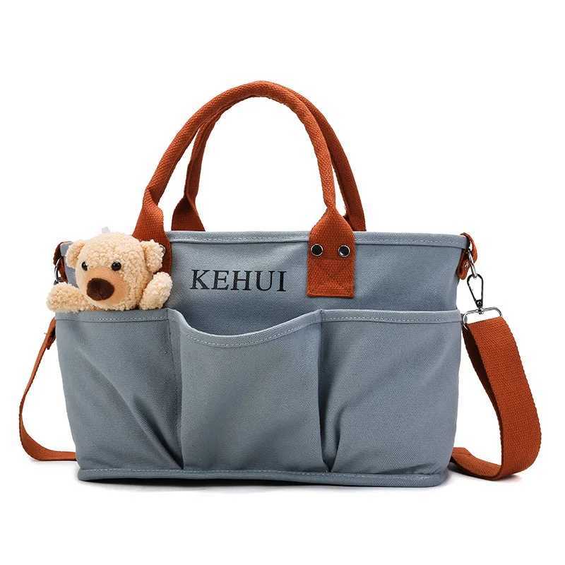 Sle Canvas Tote and Crossbody Diaper Bag Large Capaci Baby Travel Backpack for Formula and DiapersXJ250117