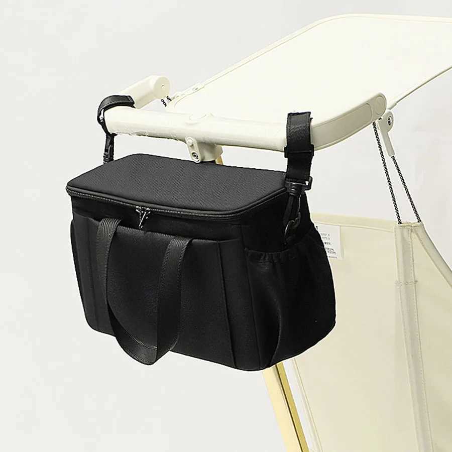 Baby Stroller Storage Bag Mummy Large Capaci Travel Hanging Bag Phone Bottle Holder Pram Diaper Bags Baby Stroller AccessoriesXJ250117