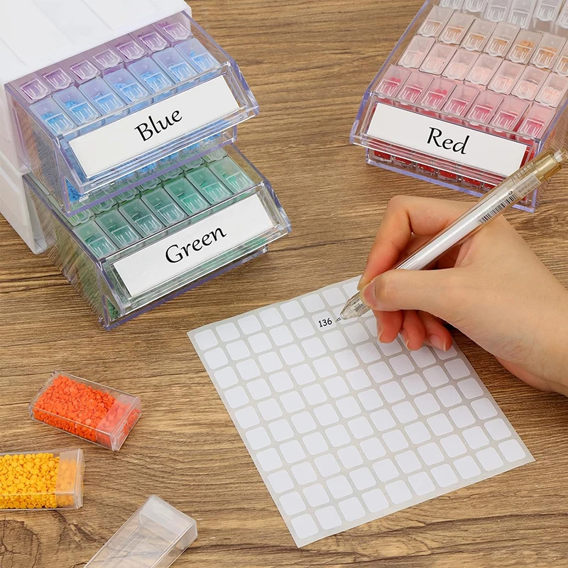 DIY Diamond Painting Storage Box Sub-Drill Nail Drawer Type Rice Beads Plastic Storage Box