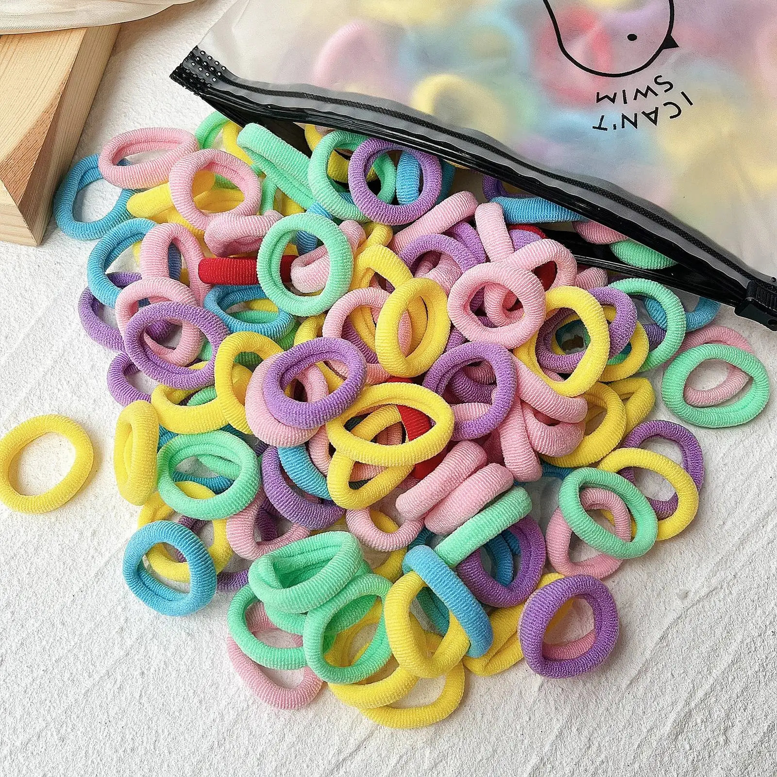 2050pcs Kids Elastic Hair Bands Girls Sweets Scrunchie Rubber Band for Children Ties Clips Headband Baby Accessories 250117