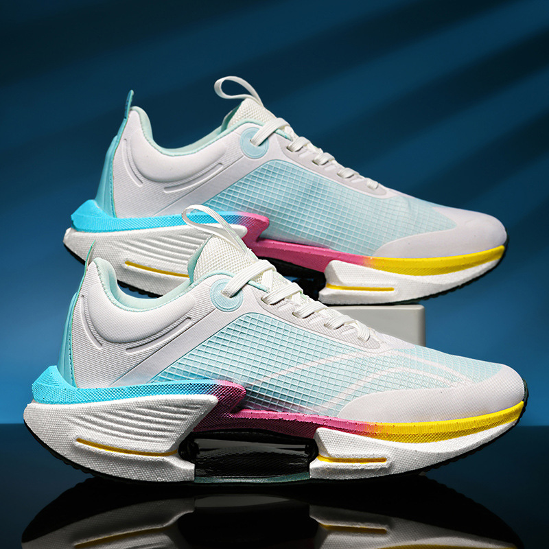 Men Women Sports Shoes Thick Sole Running Shoes Breathable Basketball Shoes Shock-absorbing Multi Color Free shipping