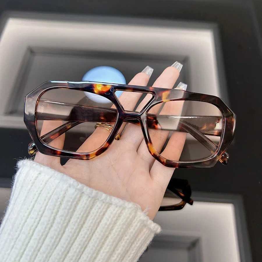 Luxury Leopard Square Sunglasses Women Brand Designer Fashion Sun Glasses Female Vintage Outdoor Mirror Shades Sunglasses W250116