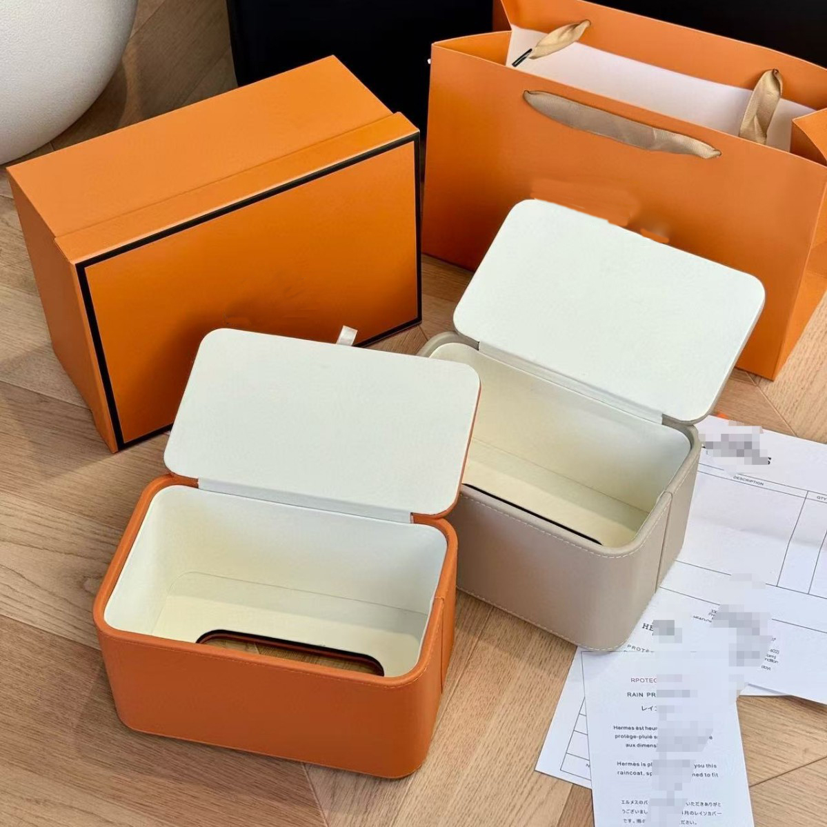 Paper Towel Storage Clutter Storage Eco-Luxury Designer Organizer