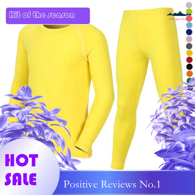 Ddmytiger China Domestic Children Kid Boy Girl Conmproression Skiing Underwear Set Fiess Ski Snowboarding Sport Running Hiking Exercise Jogging Suit D