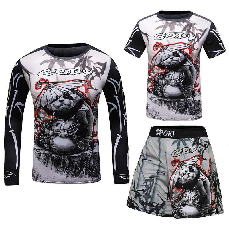 Ddmytiger Rashguard Jiu Jitsu MMA Kid S T Shirt Pant Sets Mma Rash Guard Children Tracksuits Muay Thai Shorts Kickbo Gym Suits Ddmytiger