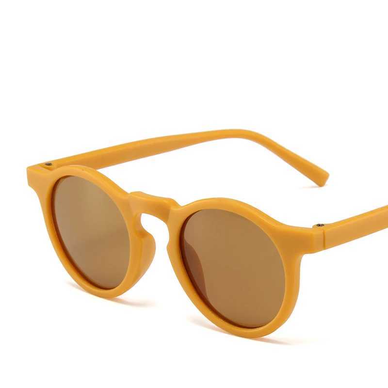 New Arrival Luxury Brand Baby Sunglasses Toddler Children UV400 Round Frame Goggles Outdoor Kids Girls Summer Infant Vintage Eyewear T250116