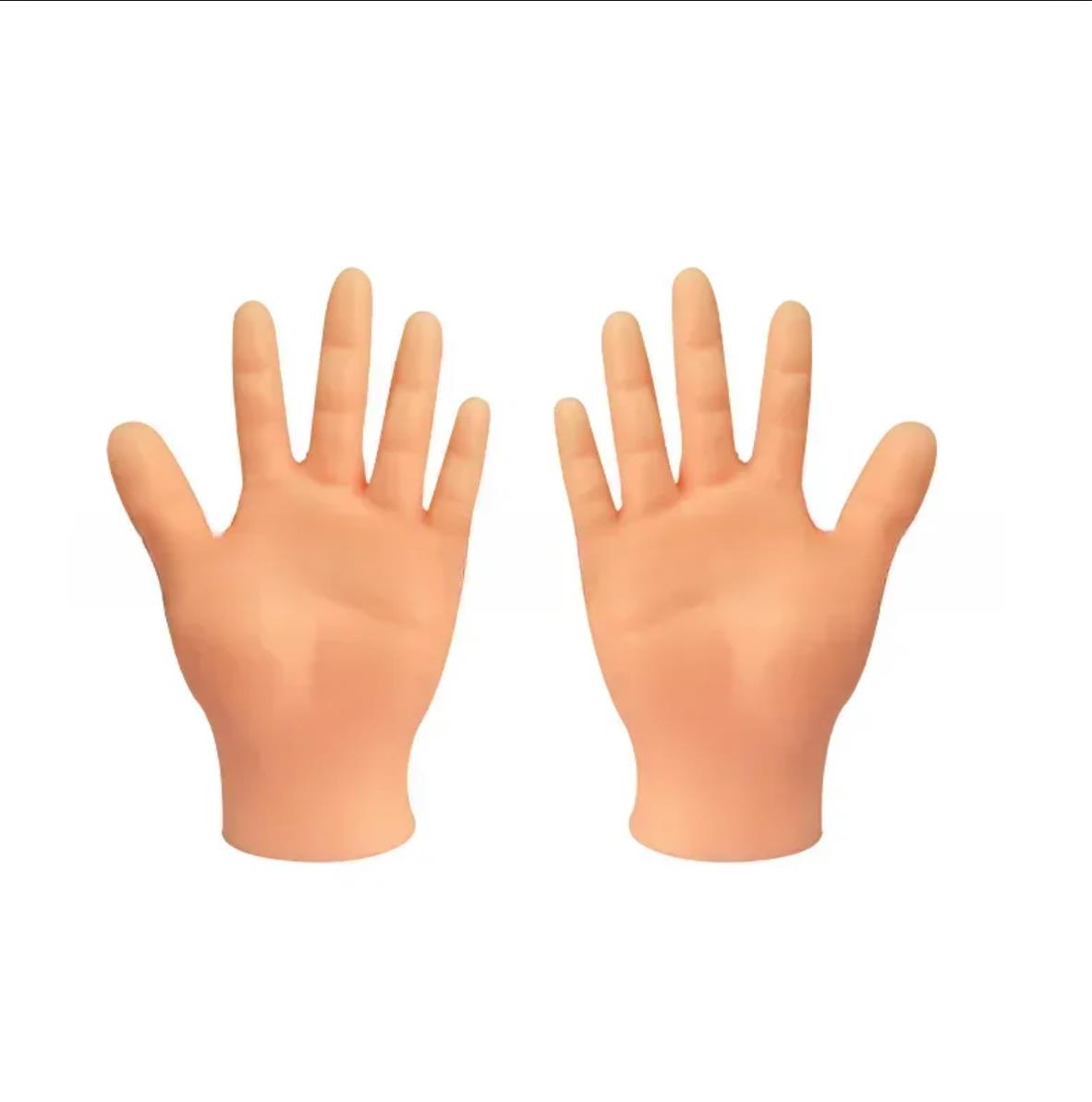 Cat Novelty Toys Teasing Cat TPR Soft Finger Gloves Funny Mini Hands Creative Finger Toys Fake Hand Cat Interactive Toys