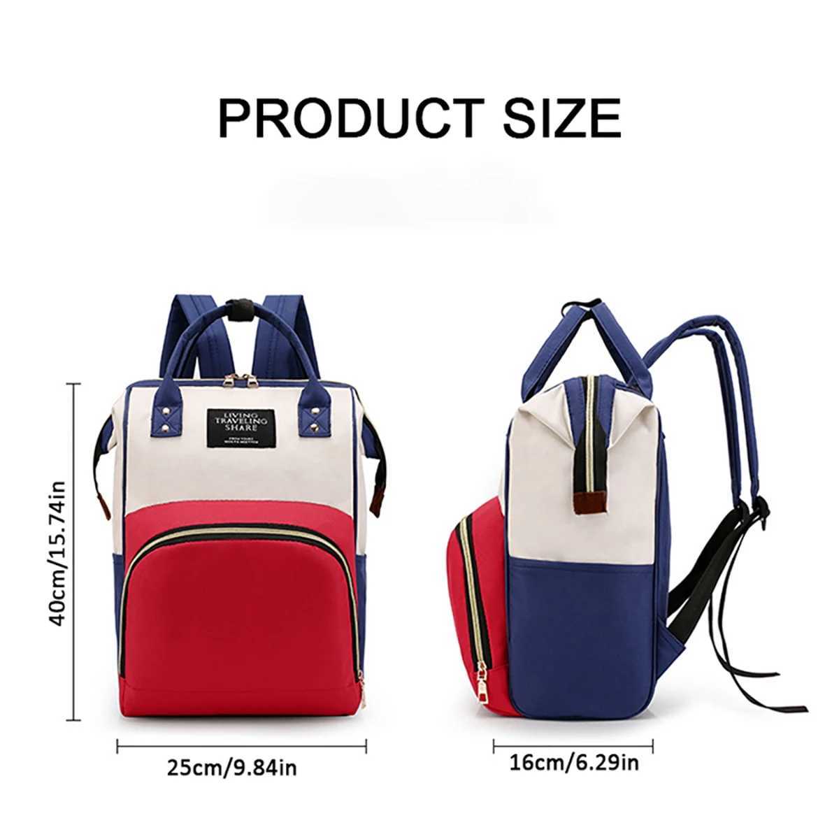 1 portable multi-functional mommy bag diaper bag backpack fashion mommy bagXJ250117