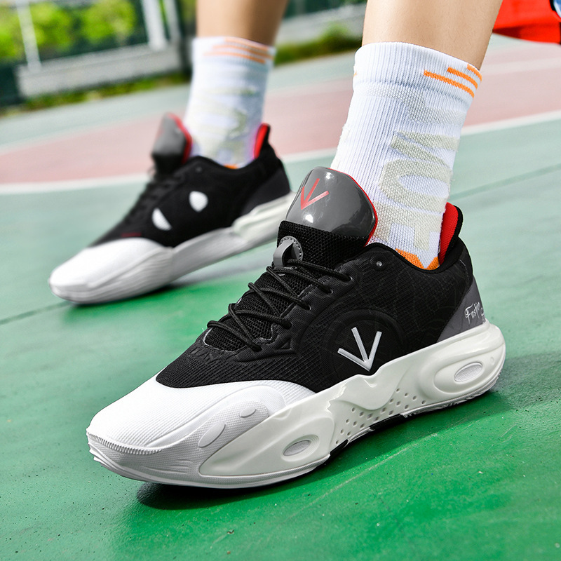 Men Women Sports Shoes Fashion Thick Sole Basketball Shoes Low-top Practical Training Triple Black White Yellow Pink Free shipping