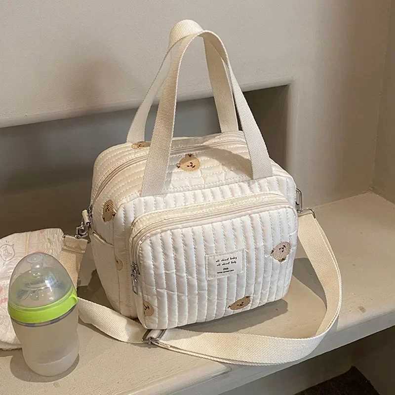 Korea Mommy Bag Baby Stroller Nappy Bag Baby Diaper Organizer Portable Tote Bags Materni Multi-function Travel Messenger BagsXJ250117
