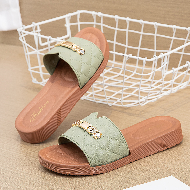 Women Slippers Fashion Indoor Wear Thick Sole Anti-slip Outdoor Wear Beach Comfort Versatile Multi Colors Free shipping