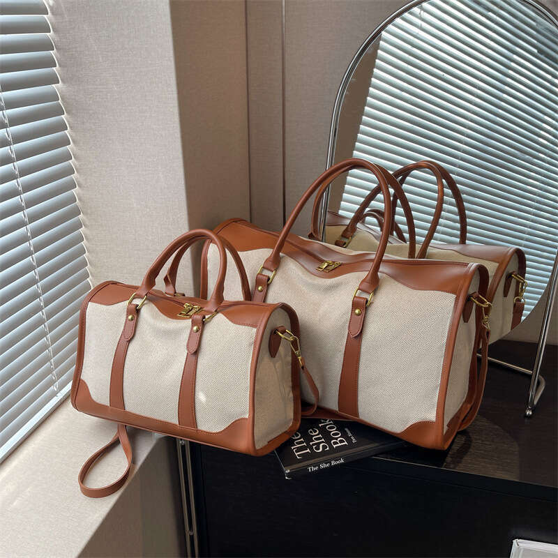 Women Tote Bag Casual Canvas PU Large Capacity Women Handbags Designer Shoulder Crossbody Bags Luxury Big Shopper Business Fitness Travel Work Bag