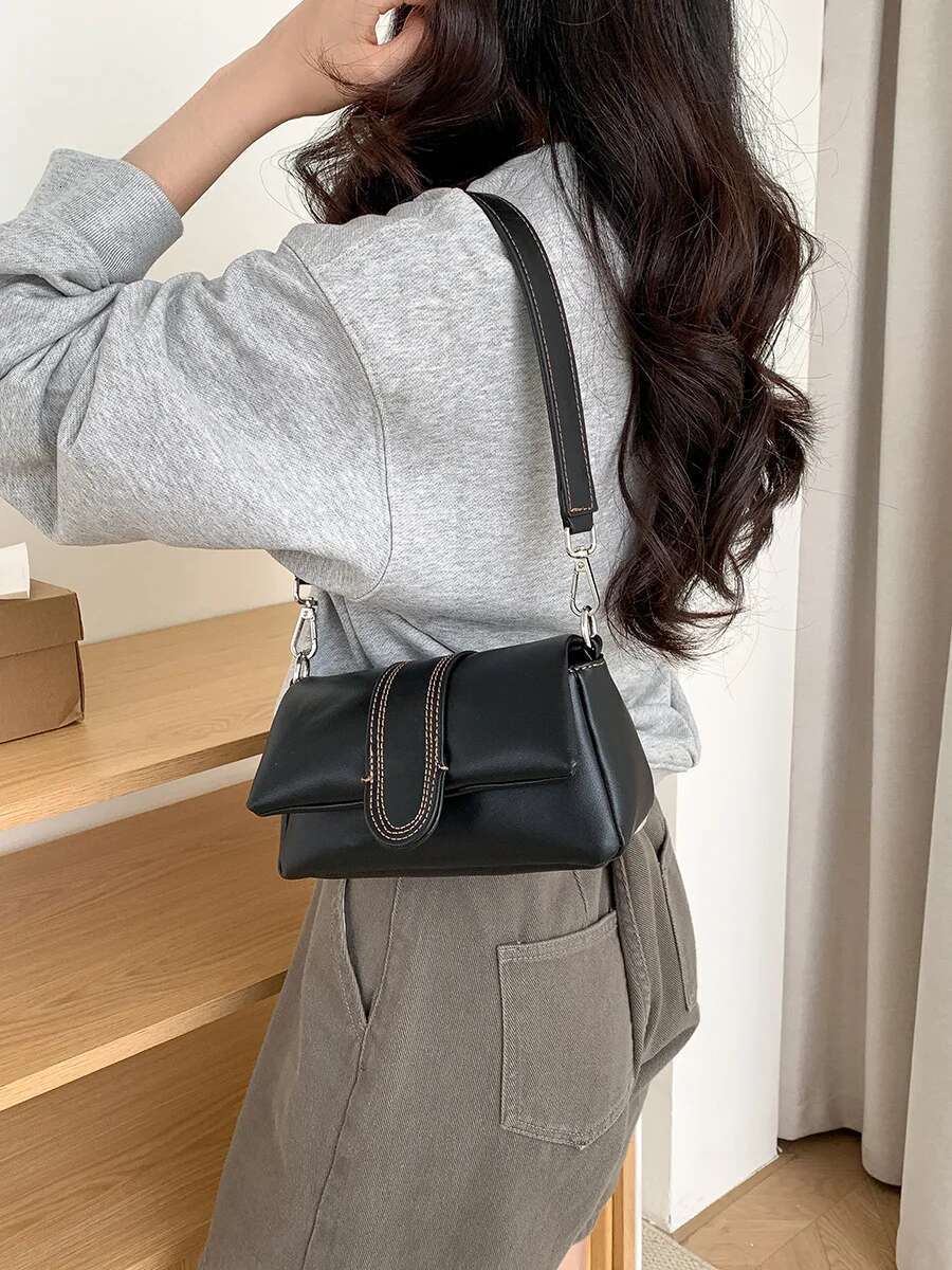 Vintage Underarm Shoulder Bags Casual Versatile 2024 New Designer Medium Size Handbags Fashion Flap For Women Bag High Quality