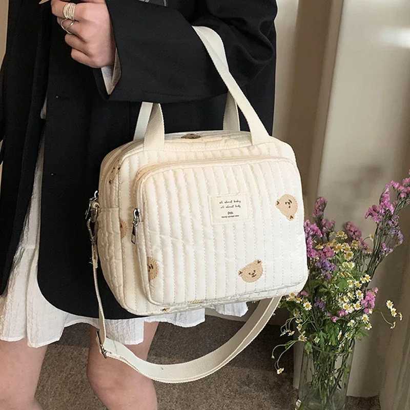Korea Mommy Bag Baby Stroller Nappy Bag Baby Diaper Organizer Portable Tote Bags Materni Multi-function Travel Messenger BagsXJ250117